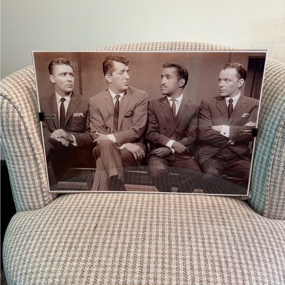 Vintage Black and White Group Photo Print